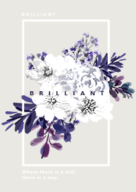 大人花柄/BRILLIANT