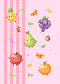 Happy Fruits Pink.2