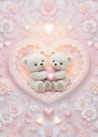 A cute couple of bears. Love!