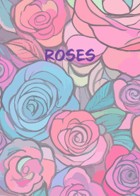 The Rose of That Day on purple