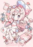 ちびねこ女子（いちごミルク） - LINE 着せかえ | LINE STORE