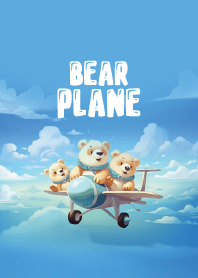 cute bear in airplane 4
