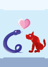 ekst Blue (Snake) Love Red (Dog)