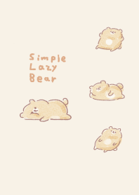 lazy bear beige
