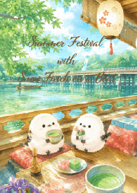 Summer Festival with Snow Finch on Boat