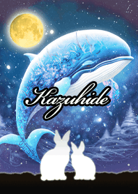 Kazuhide Beautiful rabbit & whale