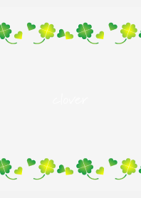 clover of happiness on white JP