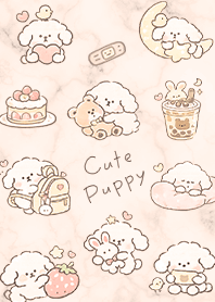 Cute and laid-back puppy (orange)