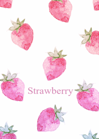 Cute watercolor strawberries10