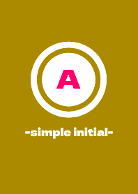 simple initial-A- THEME 62