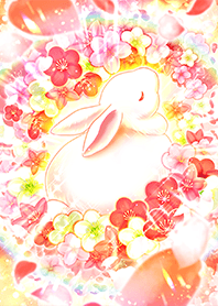 Spring Luck Soaring [Flowers Rabbits]