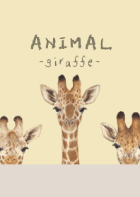 ANIMAL - Giraffe - CREAM YELLOW