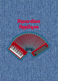 Accordion Applique Red 17