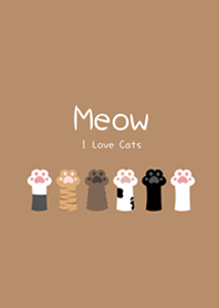 貓手手貓腳腳(奶茶色)