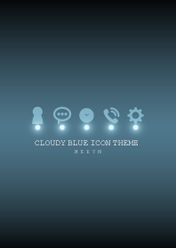 CLOUDY BLUE ICON THEME -MEKYM-