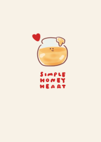 simple honey heart beige