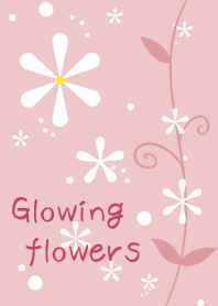 Glowing flowers