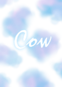 Cow -blue and pink