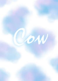 Cow /blue and pink
