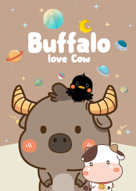 น้องวัวควาย คิ้วตี้ กาแล็กซี่ น้ำตาลอ่อน