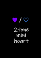 2tone mini heart 16