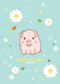 Pig Daisy Flower Cutie