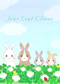 four Leaf Clover & rabbit