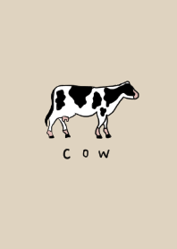 Beige x cow and milk