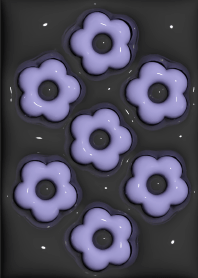 Plump Daisy Bleck&purple