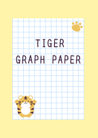 TIGER GRAPH PAPER/LIGHT YELLOW