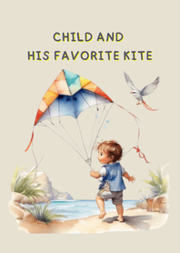 Child and his favorite kite