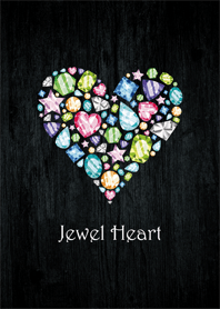 Jewel Heart -Black-
