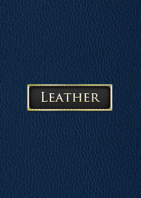 HIGH CLASS INDIGO BLUE LEATHER.