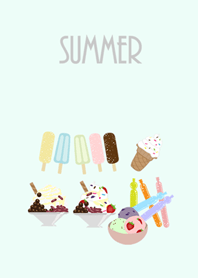 アイス涼しい夏のシリーズのテーマ