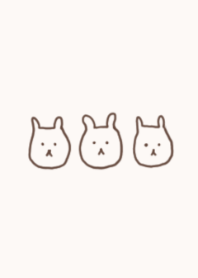 LOOSE RABBIT / BEIGE