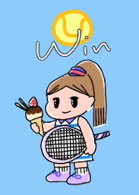 テニスとアイスクリーム