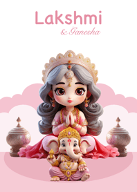 Lakshmi & Ganesha for Tuesday