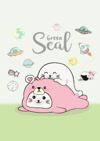 Seal Bear Costume. (Green)
