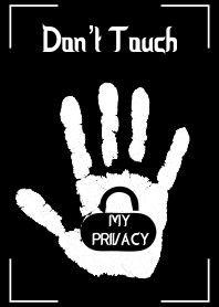 Fingermark Hand Icon Black