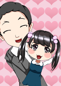 ラブリーゆるふわ お受験 娘と父