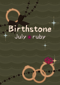 [R] Birthstone Ring 07 + Olive |os