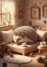 ハリネズミ着せ替え