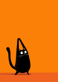 Orange Background Yoga