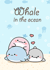 Whale in the ocean!