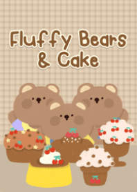 Fluffy bears & cake