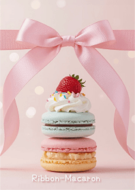 Ribbon Macarons 2