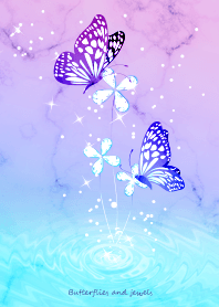 Butterflies and jewels Purple02_2