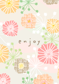 Northern Europe Warm color Flower17 J