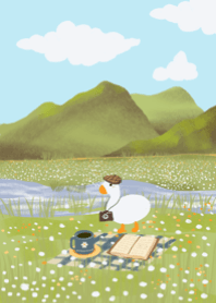 Butter Duck : Enjoying a picnic(updated)