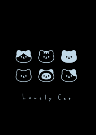 6 cats('24)/black aqua